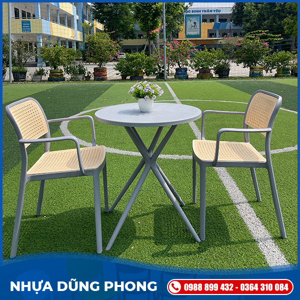 Ghế giả mây có tay	